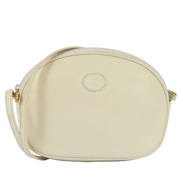 Gucci Old Pochette Shoulder Bag White 007?86?0094 Women's Leather GUCCI