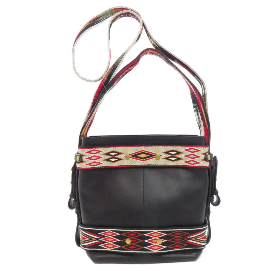 Christian Dior Exotic Shoulder Bag Leather Women's