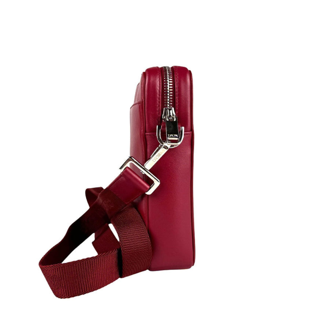 Christian Dior Shoulder Bag Leather Red Men's Women's z5572