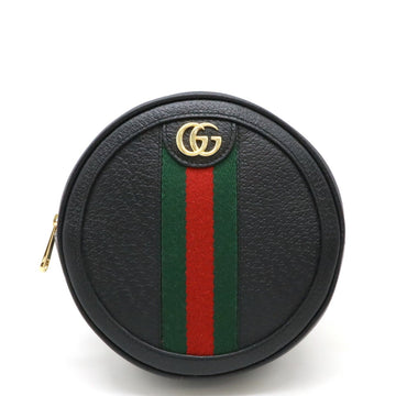 GUCCI Ophidia Sherry Line VS Marmont Round Backpack Rucksack Leather Black 598661