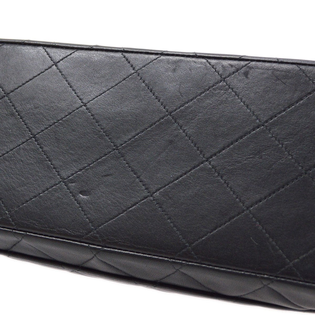CHANEL 1991-1994 Classic Flap Maxi Black Lambskin 80489