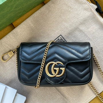 VS MARMONT MINI 16 BAG IN BLACK CALFSKIN