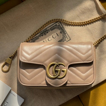 VS MARMONT MINI 16 BAG IN BEIGE CALFSKIN
