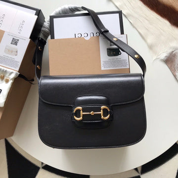 VS HORSEBIT 1955 MINI BAG 25 IN BLACK CALFSKIN