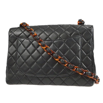 CHANEL 1996-1997 Classic Flap Jumbo Black Lambskin 46427