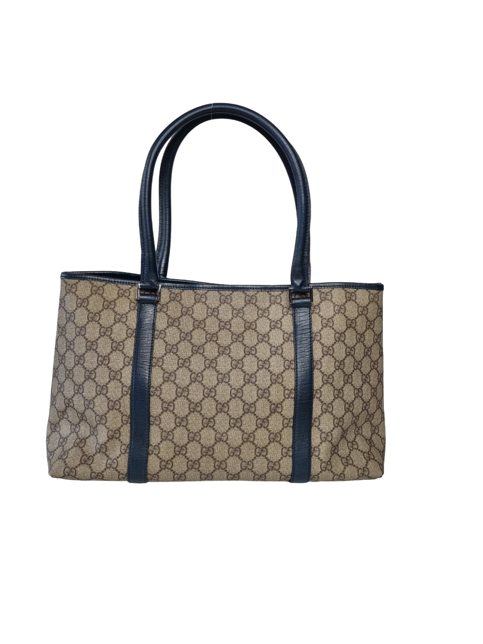 Gucci VS Supreme Tote Beige and Green/Blue leather straps