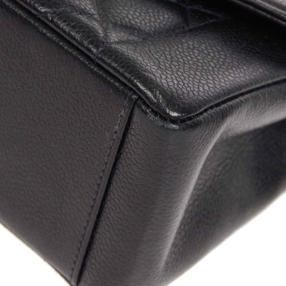 CHANEL 1994-1996 Tall Diana Flap Medium Black Caviar 17140