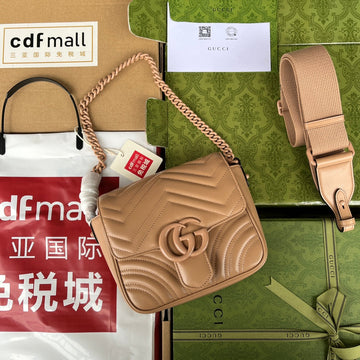 VS marmont mini 18cm all beige calfskin
