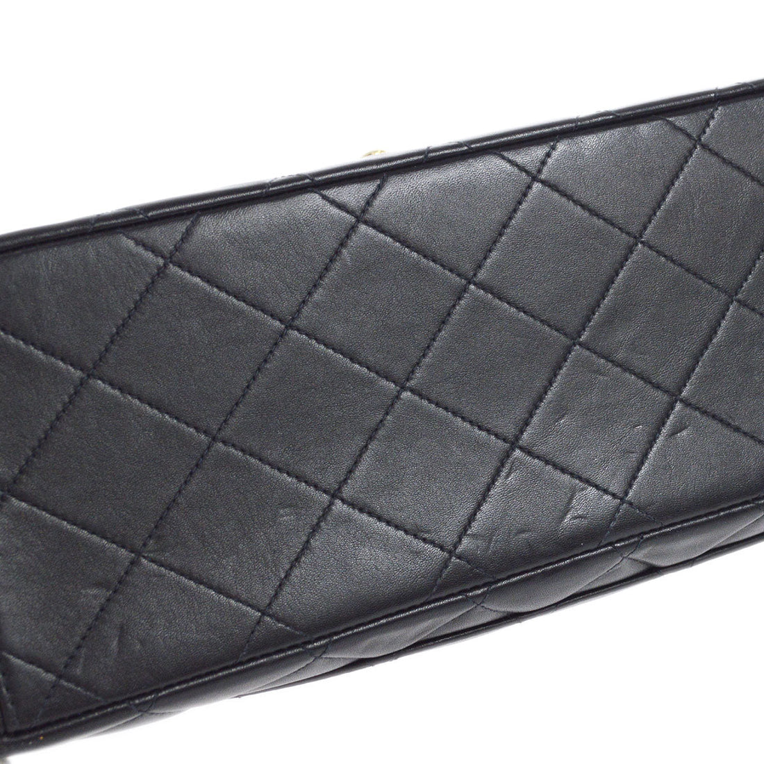 CHANEL 1994-1996 Classic Flap Maxi Black Lambskin 66455
