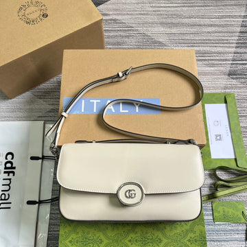 VS SMALL 27 HANDBAG IN WHITE CALFSKIN