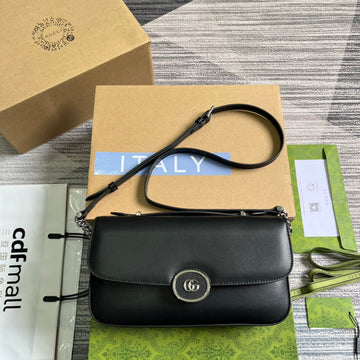 VS SMALL 27 HANDBAG IN BLACK CALFSKIN
