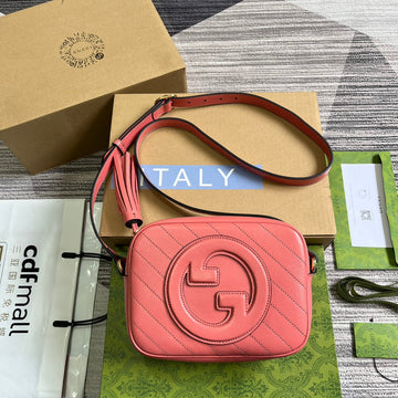 VS BLONDIE SMALL 21 SHOULDER BAG IN DARK PINK CALFSKIN
