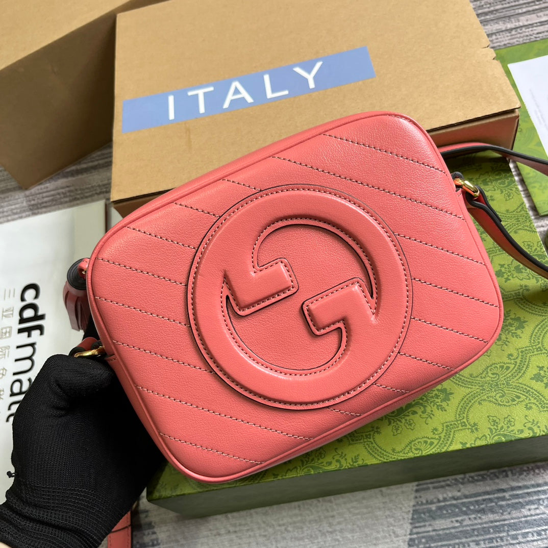 VS BLONDIE SMALL 21 SHOULDER BAG IN DARK PINK CALFSKIN