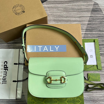 VS HORSEBIT 1955 MINI BAG 25 IN LIGHT GREEN CALFSKIN