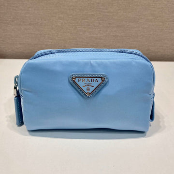 PRA CLUTCH 12 IN CERULEAN BLUE RE-NYLON
