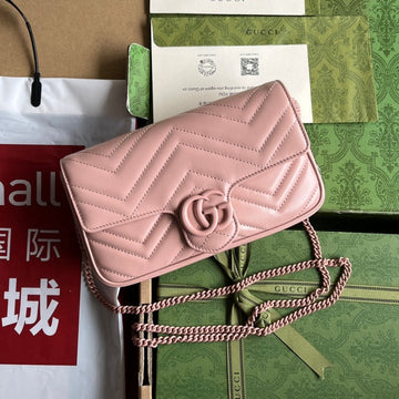 VS marmont 21cm all pink calfskin