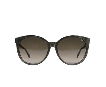 Gucci Women's ivory  Acetate Round Sunglasses VS Logo