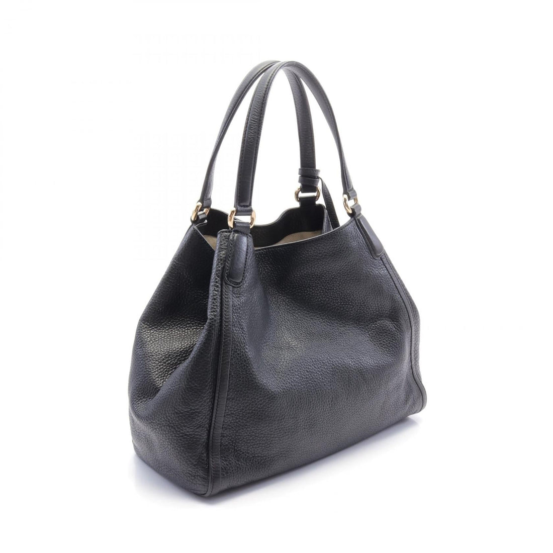 Gucci Soho Leather Tote Bag Black