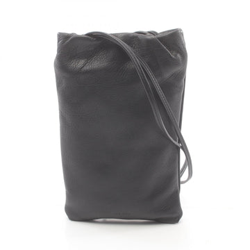 The Row Bourse Leather Shoulder Bag