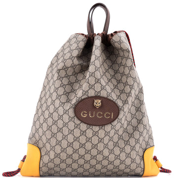 Neo Vintage Drawstring Backpack VS Coated Canvas Large