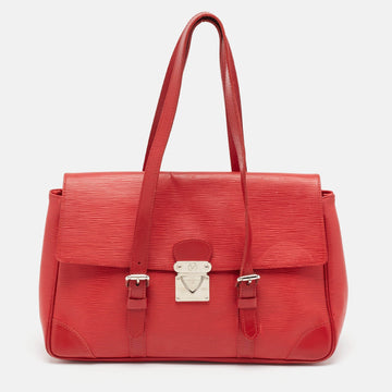 Rouge Epi Leather Segur MM Bag