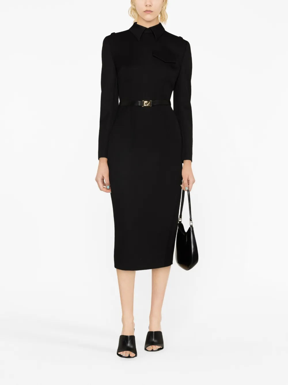 Robe en natté stretch
