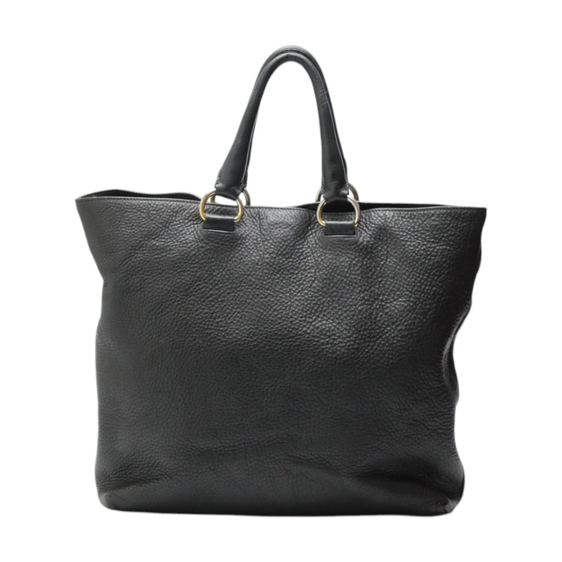 PRADA Handbag 1BG865 2E8K leather black Handbag VITELLO PHENIX Cross Sling Bag unisex(Unisex) Used