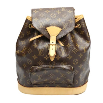 LOUIS VUITTON Backpack M51136 Monogram canvas Brown bag MontsourisMM Women