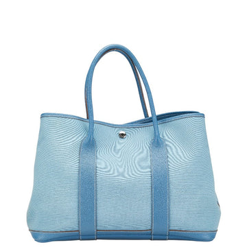 Hermes Garden Party PM Toile Officier Fjord Handbag