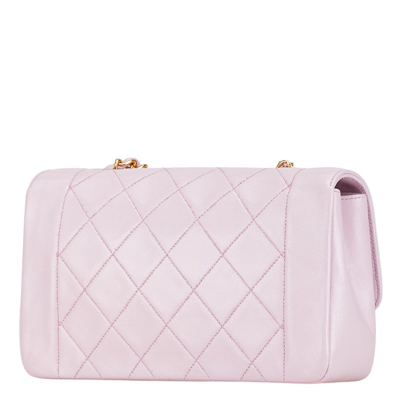 Chanel Matelasse Diana Single Flap Pink Bag