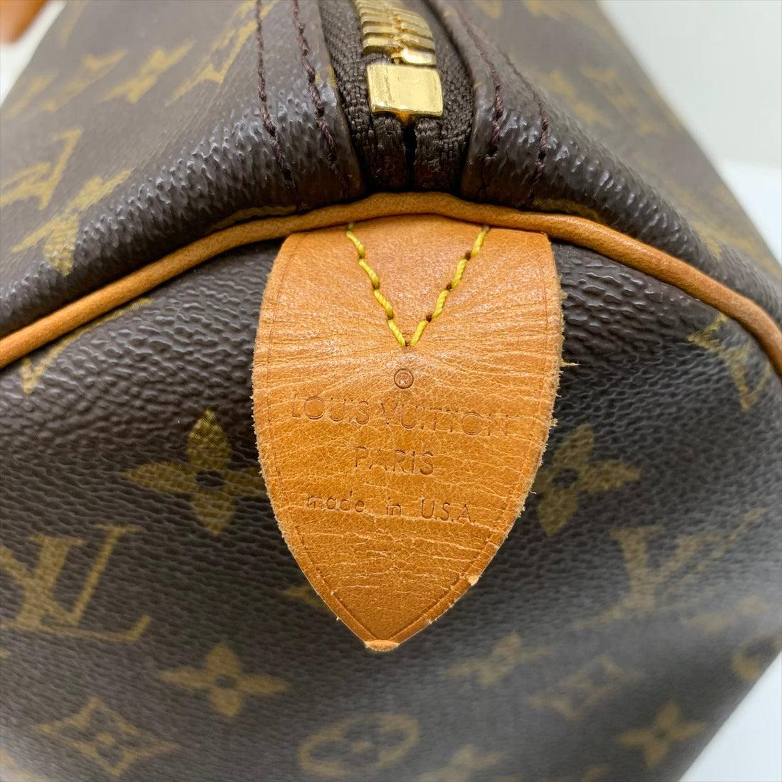 LOUIS VUITTON Keepall 45 Travel Boston Hand Bag M41428 Monogram Canvas Used LV M41428