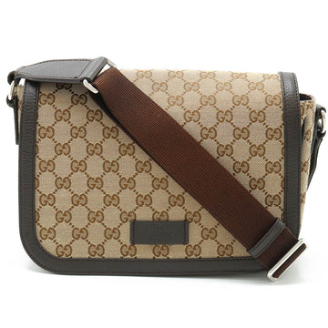 Gucci CS Canvas Leather Shoulder Bag 449172