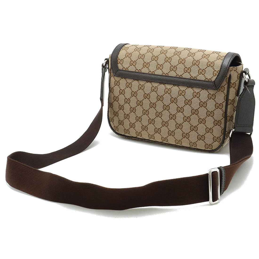 Gucci CS Canvas Leather Shoulder Bag 449172