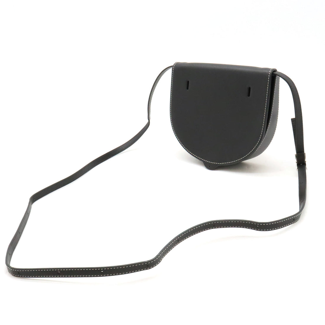 Loewe Anagram Leather Heel Bag Black