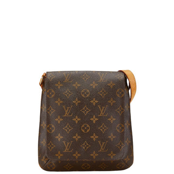 Louis Vuitton Monogram Musette Salsa Short Shoulder Bag M51258 Brown PVC Leather