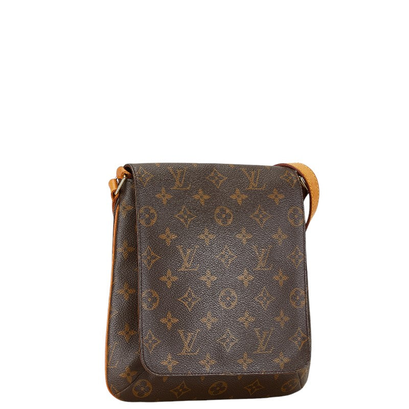 Louis Vuitton Monogram Musette Salsa Short Shoulder Bag M51258 Brown PVC Leather