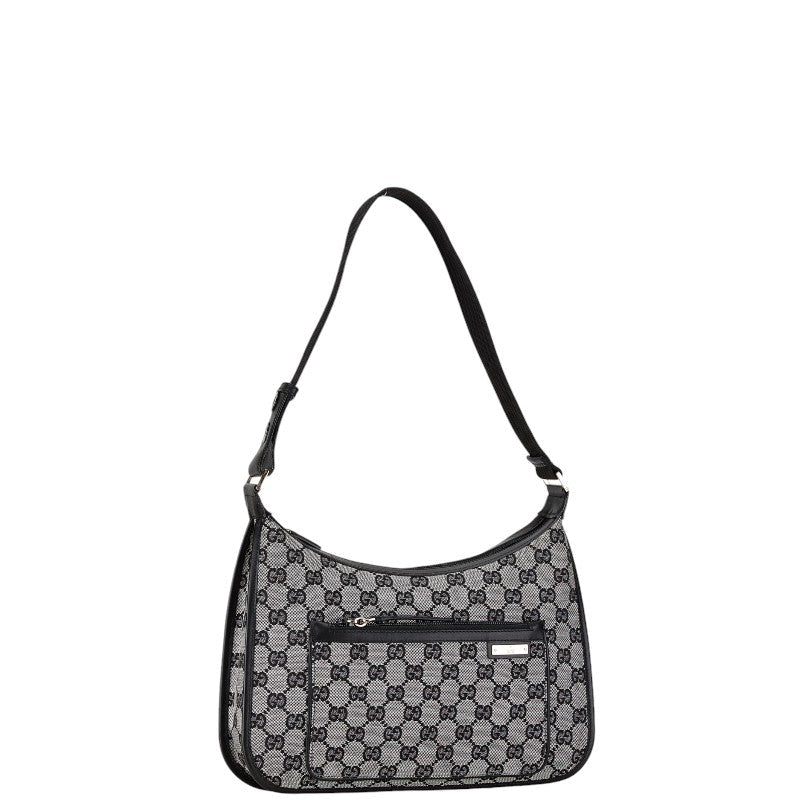 Gucci CS Canvas Leather One Shoulder Bag in Very Good Condition