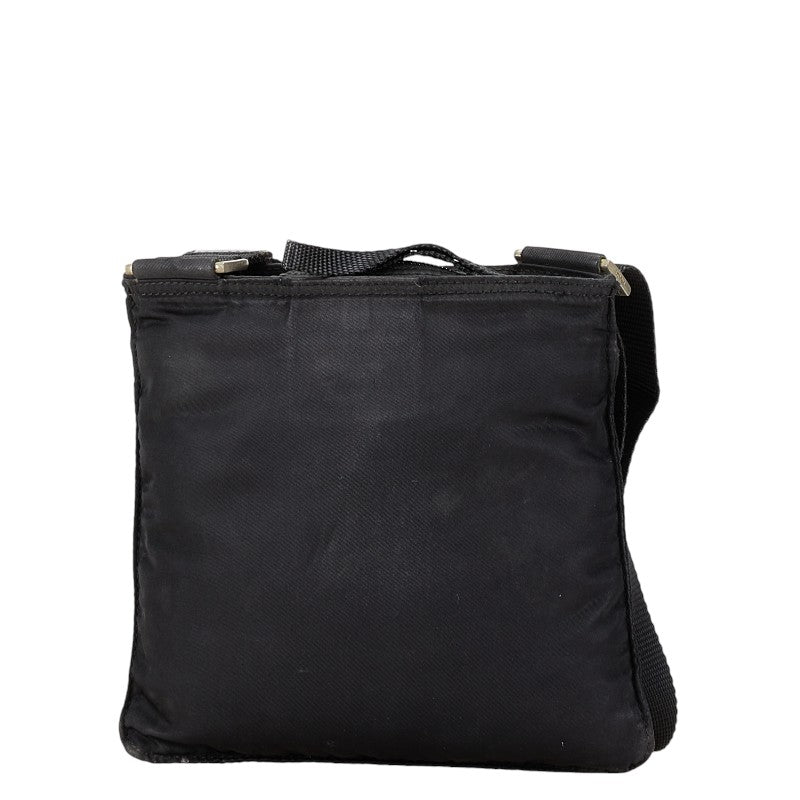 Prada Nylon Triangle Logo Shoulder Bag