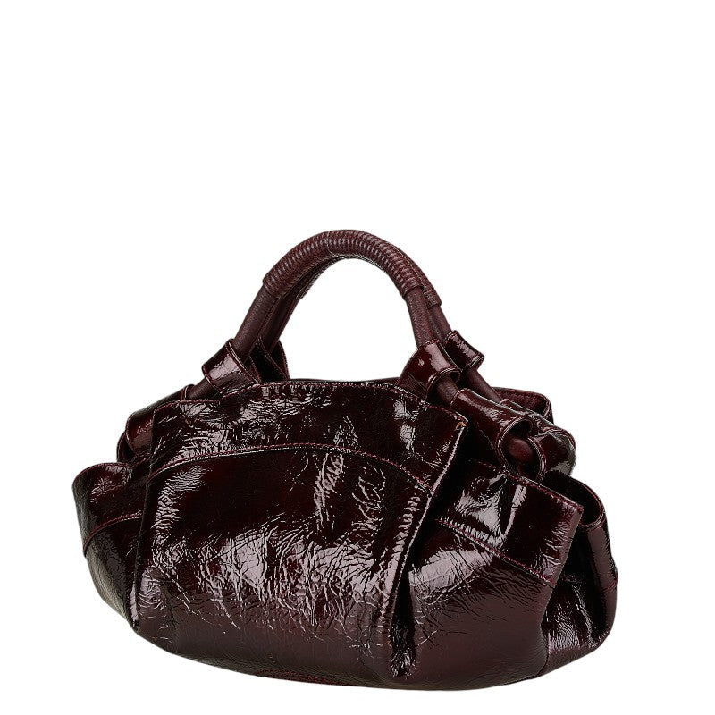 Loewe Anagram Nappa Aire Handbag Wine Red