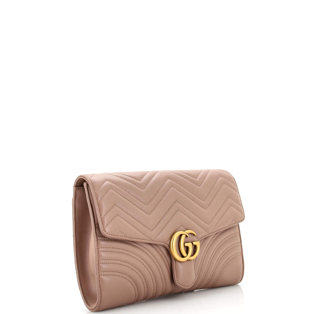 VS Marmont Flap Clutch Matelasse Leather