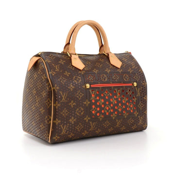 Louis Vuitto Perforated Speedy 30 Monogram Canvas Handbag - 2006 Limited Edition Bag