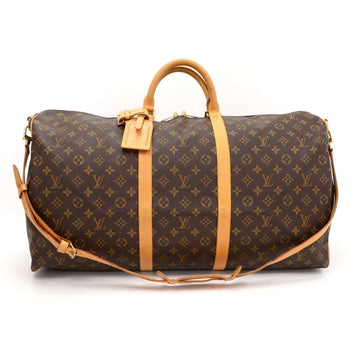 Louis Vuitto Keepall 60 Bandouliere Monogram Canvas Travel Bag