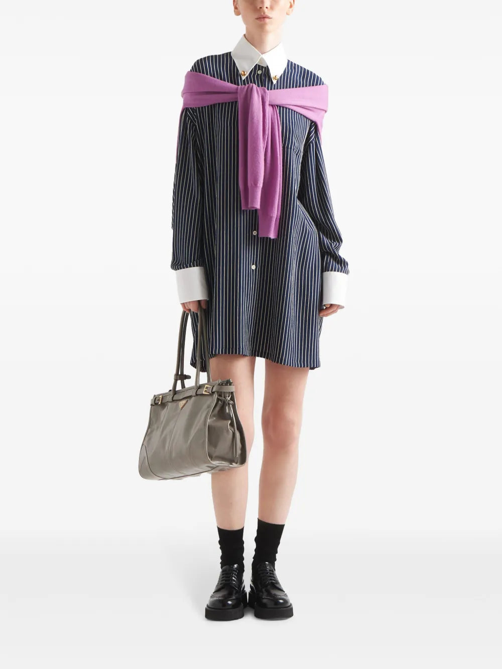 Chemise rayée oversize