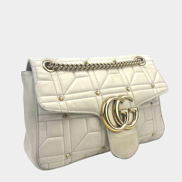 GUCCI  VS Marmont Flap Bag Studded Matelasse  - OUTLET ITEM FINAL SALE