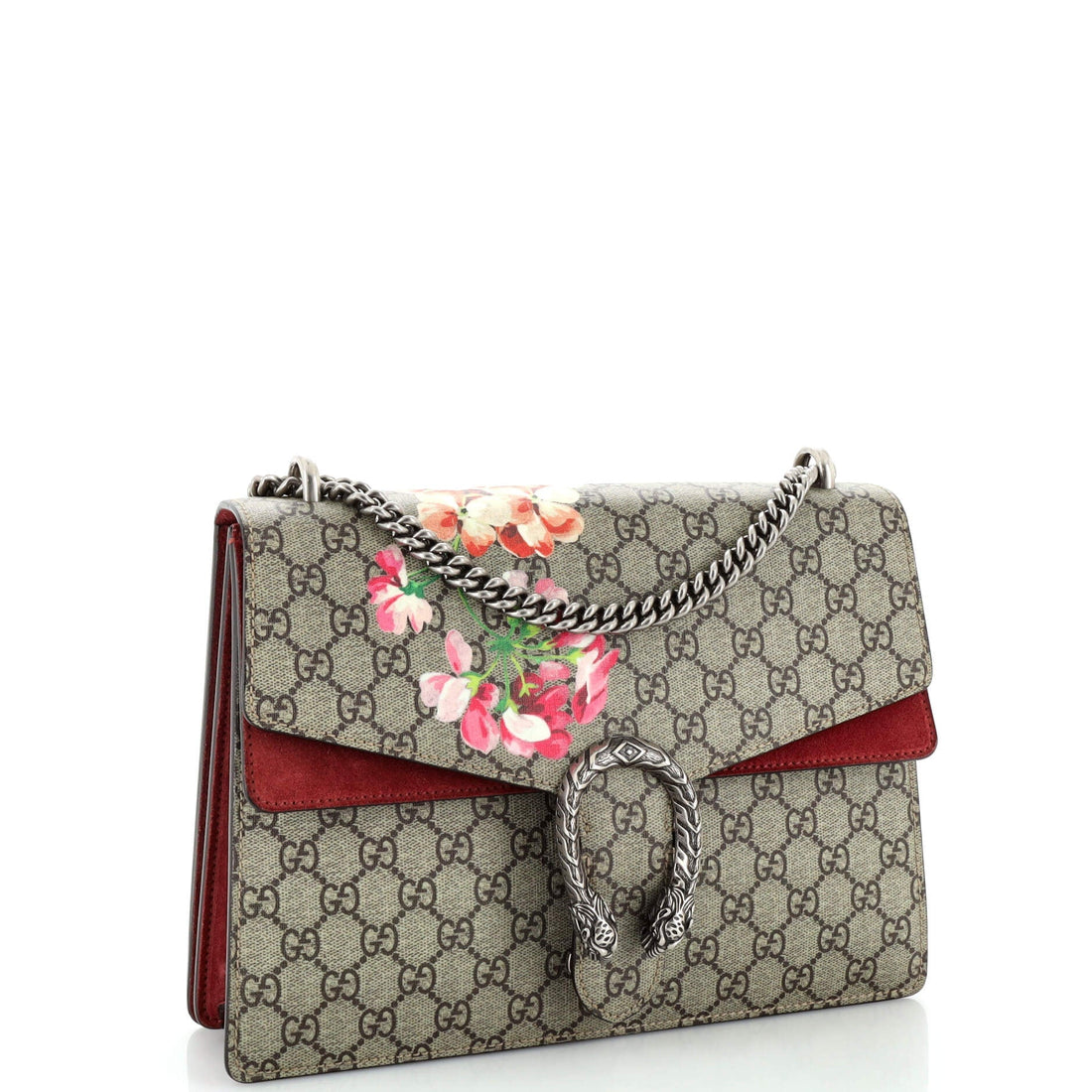Dionysus Bag Blooms Print VS Coated Canvas Medium