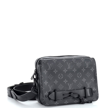 Louis Vuitton Steamer Messenger Bag Monogram Eclipse Canvas