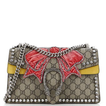Dionysus Bag Crystal Embellished VS Coated Canvas Small