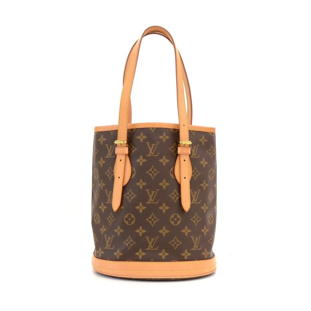 Louis Vuitto Bucket PM Monogram Canvas Shoulder Bag