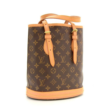 Louis Vuitto Bucket PM Monogram Canvas Shoulder Bag