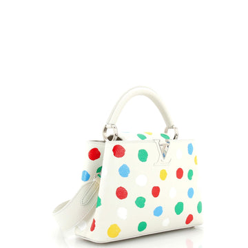 Louis Vuitton Capucines Bag Yayoi Kusama Painted Dots Taurillon Leather BB